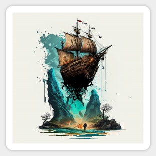 Pirate Ship - the goonies Sticker